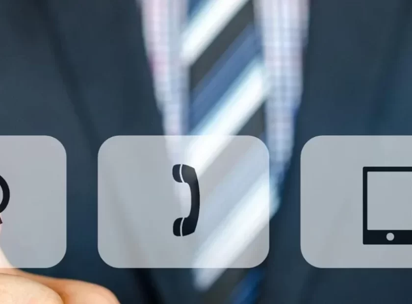 Recurso gráfico decorativo del encabezado de contacto
