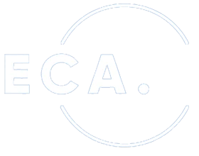 Isotipo del ECA color blanco