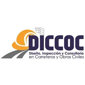 logotipo de Diseño, Inspección y Consultoría en Carreteras y Obras Civiles DICCOC S.R.L.